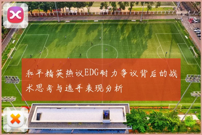 和平精英热议EDG耐力争议背后的战术思考与选手表现分析