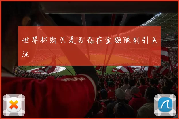 世界杯购买是否存在金额限制引关注